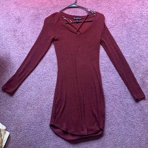 Never worn Fitted sweater dress